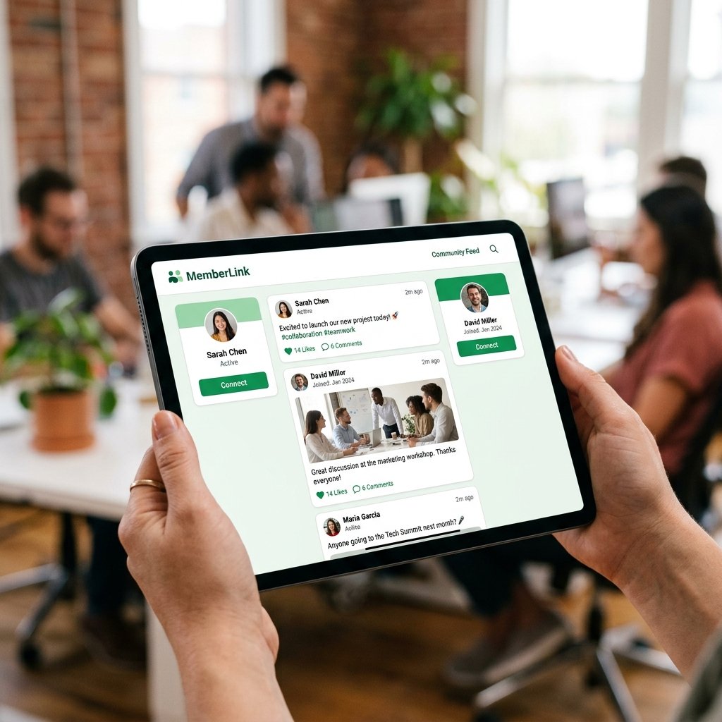 Founders Circle Platform on iPad
